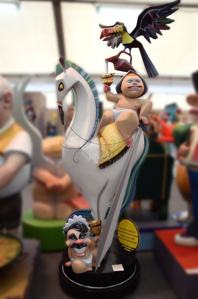Año 2014, falla Cádiz, Los Centelles, sección segunda a, Artista: Vicente Martínez Aparici.