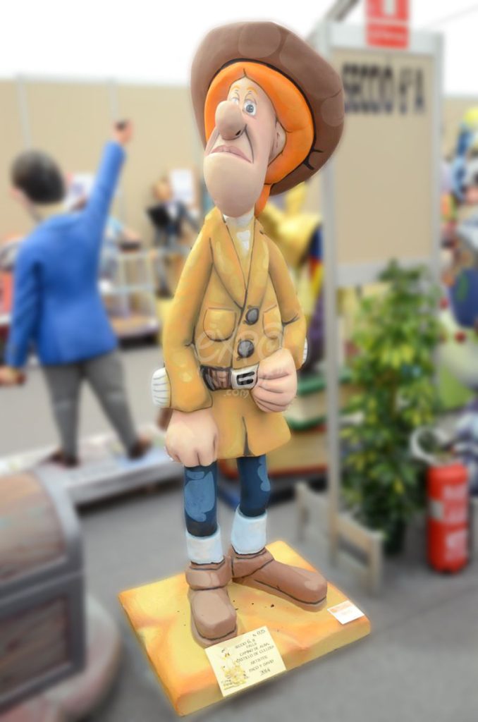 Año 2014, falla Camino Alba, Castillo Cullera, sección sexta b, Artista: David Zahonero del Fresno.