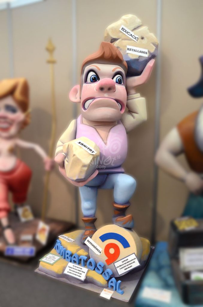 Año 2014, falla Camino Nuevo Picanya, Nicolau Primitiu, sección tercera a, Artista: Xavier Herrero Martínez.