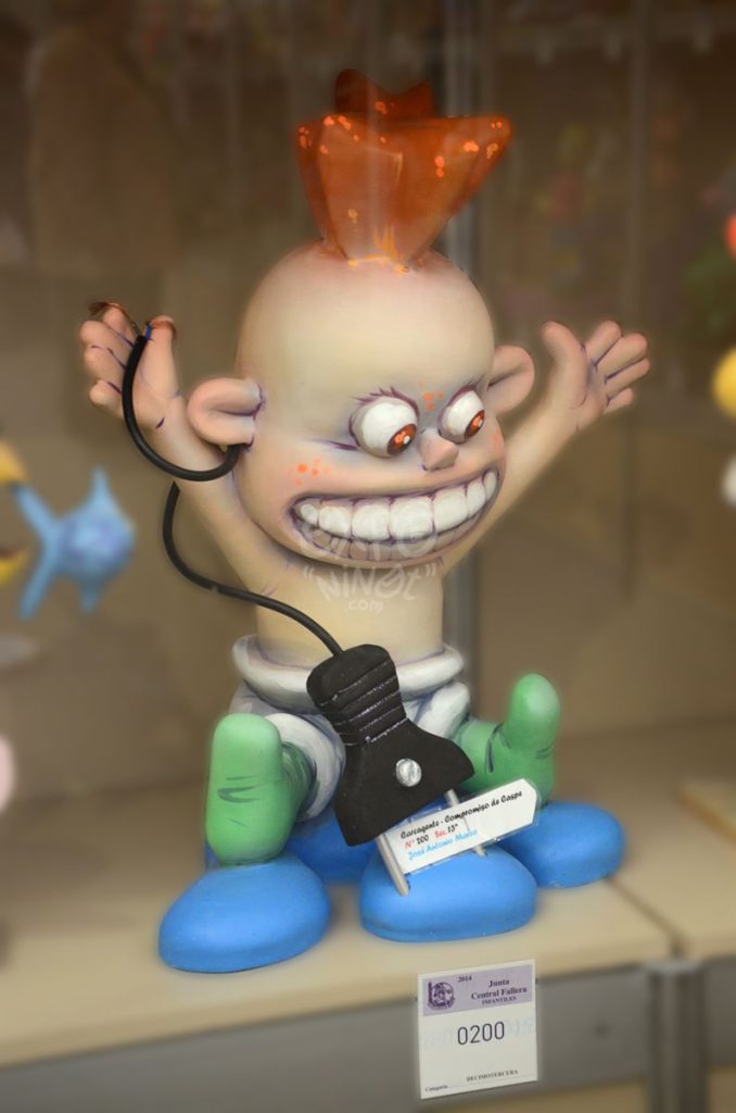 Año 2014, falla Carcagente, Compromiso de Caspe, sección decimotercera Infantil, Artista: José Antonio Marco Gómez.