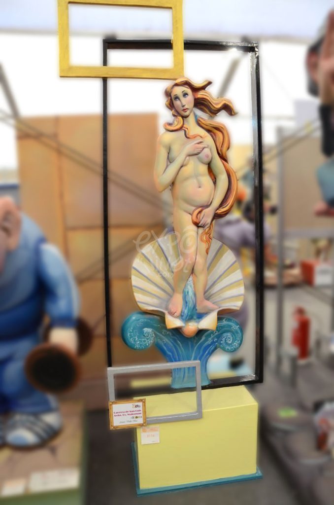 Año 2014, falla Carrera San Luis, Avenida Doctor Waksman, sección quinta a, Artista: Arturo Vallés Bea.