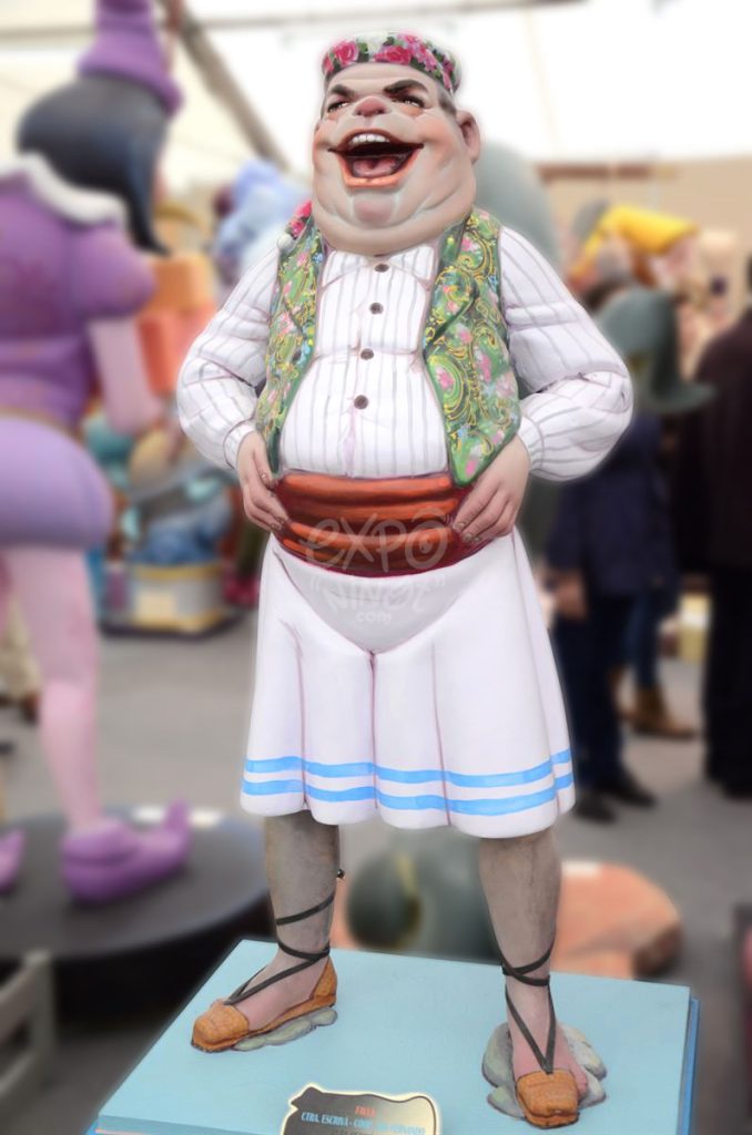Año 2014, falla Carretera Escrivá, Cooperativa San Fernando, sección sexta b, Artista: Sergio Edo Llopis.