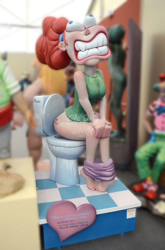 Año 2014, falla Carteros, Litógrafo Pascual Abad, sección sexta c, Artista: Alfredo Chuliá.