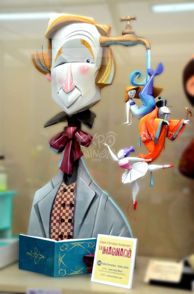Año 2014, falla Cervantes, Padre Jofre, sección cuarta Infantil, Artista: Juan Lluch Martí.