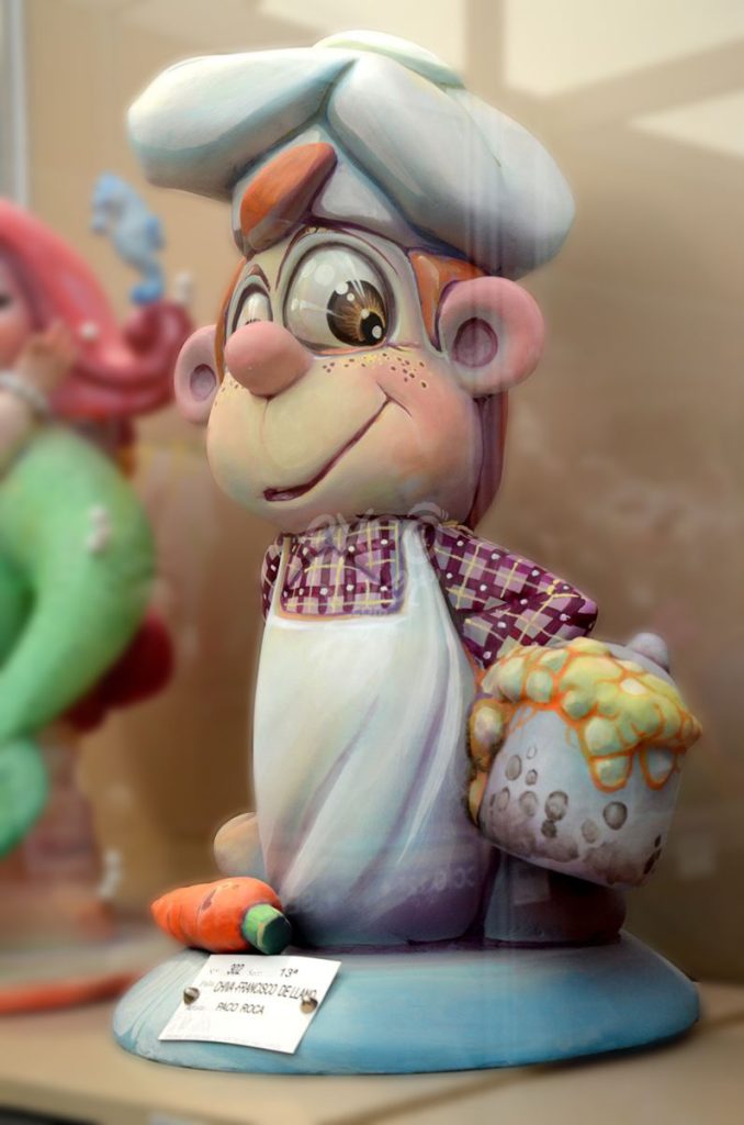 Año 2014, falla Chiva, Francisco de Llano, sección decimotercera Infantil, Artista: Francisco Roca Chorques.