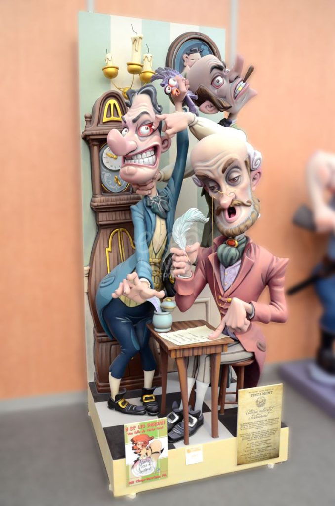 Año 2014, falla Ciscar, Burriana, sección primera a, Artista: Carlos Carsí García.