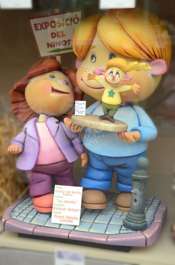 Año 2014, falla Ciudad del Artista Fallero, sección séptima Infantil, Artista: Vicente Almela Caballé.