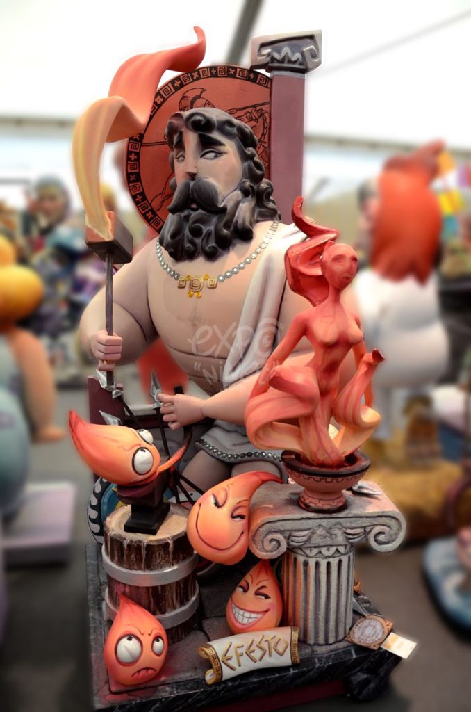 Año 2014, falla Conde Salvatierra, Cirilo Amorós, sección primera b, Artista: Javier Álvarez-Sala Salinas.