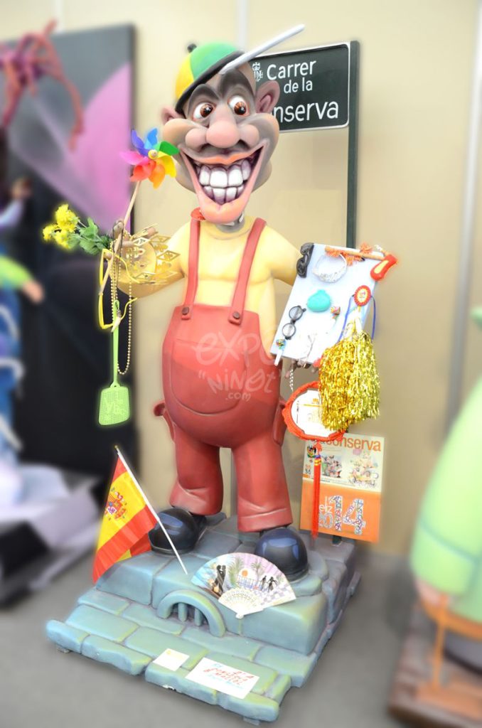 Año 2014, falla Conserva, Berenguer Mallol, sección segunda a, Artista: Francisco Mesado Poveda.