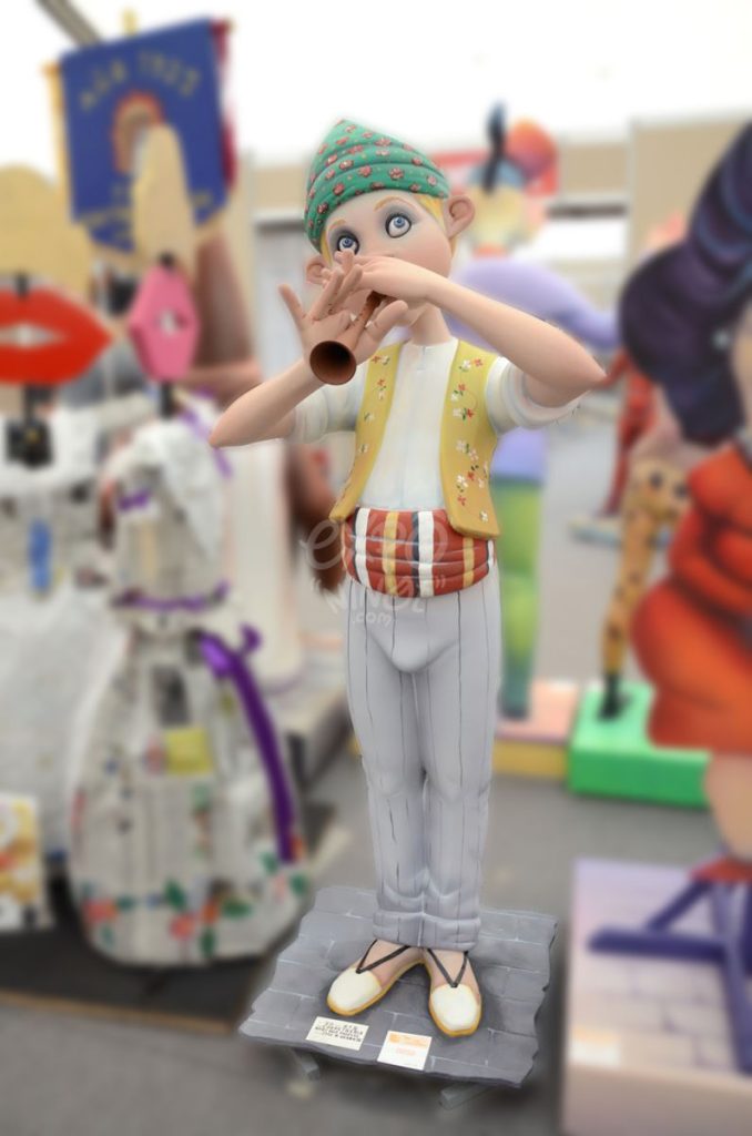 Año 2014, falla Corretgería, Bany dels Pavesos, sección sexta b, Artista: José Manuel Gramaje Listerri.