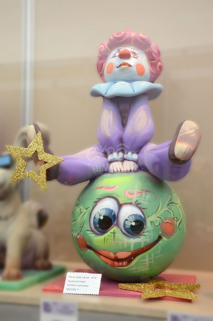 Año 2014, falla Costa y Borrás, Agustina de Aragón, sección séptima Infantil, Artista: José Acebes Rodríguez.