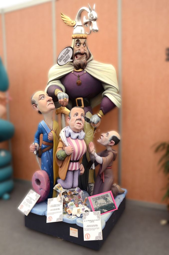 Año 2014, falla Cuba, Literato Azorín, sección especial, Artista: Vicente Llácer Rodrigo.