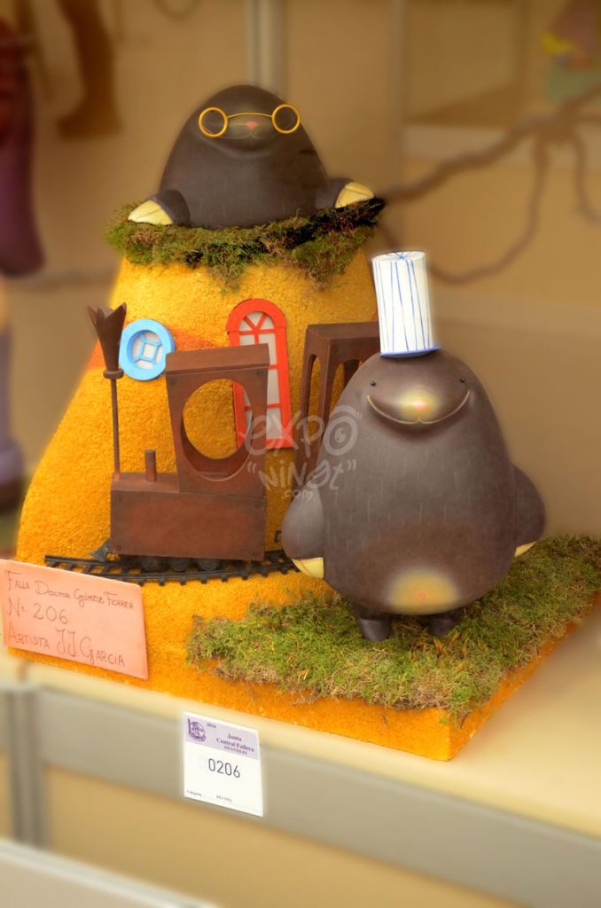 Año 2014, falla Doctor Gómez Ferrer, sección décima Infantil, Artista: Juan Jesús García.