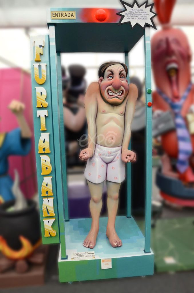 Año 2014, falla Doctor Gómez Ferrer, sección sexta b, Artista: Vicente Herrando Soler.