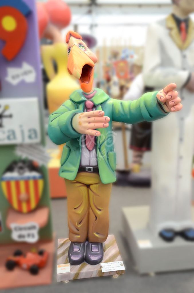 Año 2014, falla En Sendra, Plaza Coll, sección séptima a, Artista: José Acebes Rodríguez.