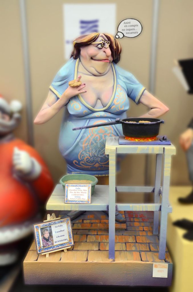 Año 2014, falla Escultor García Mas, Puerto Santa María, sección séptima a, Artista: Arturo Vallés Bea.