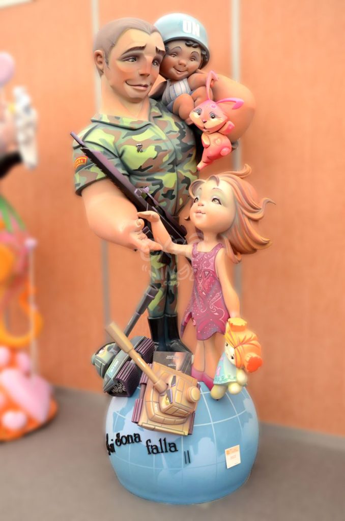 Año 2014, falla Exposición, Micer Masco, Álvaro Baca, sección especial, Artista: Francisco Giner Núñez.