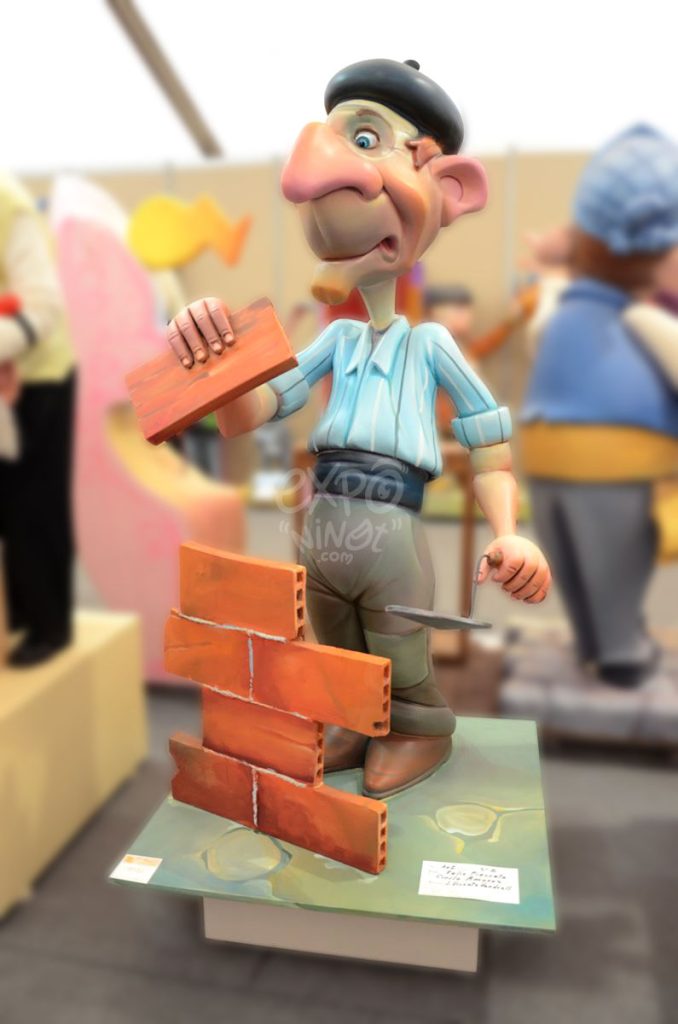 Año 2014, falla Félix Pizcueta, Cirilo Amorós, Ruzafa, sección quinta b, Artista: Vicente Vendrell.