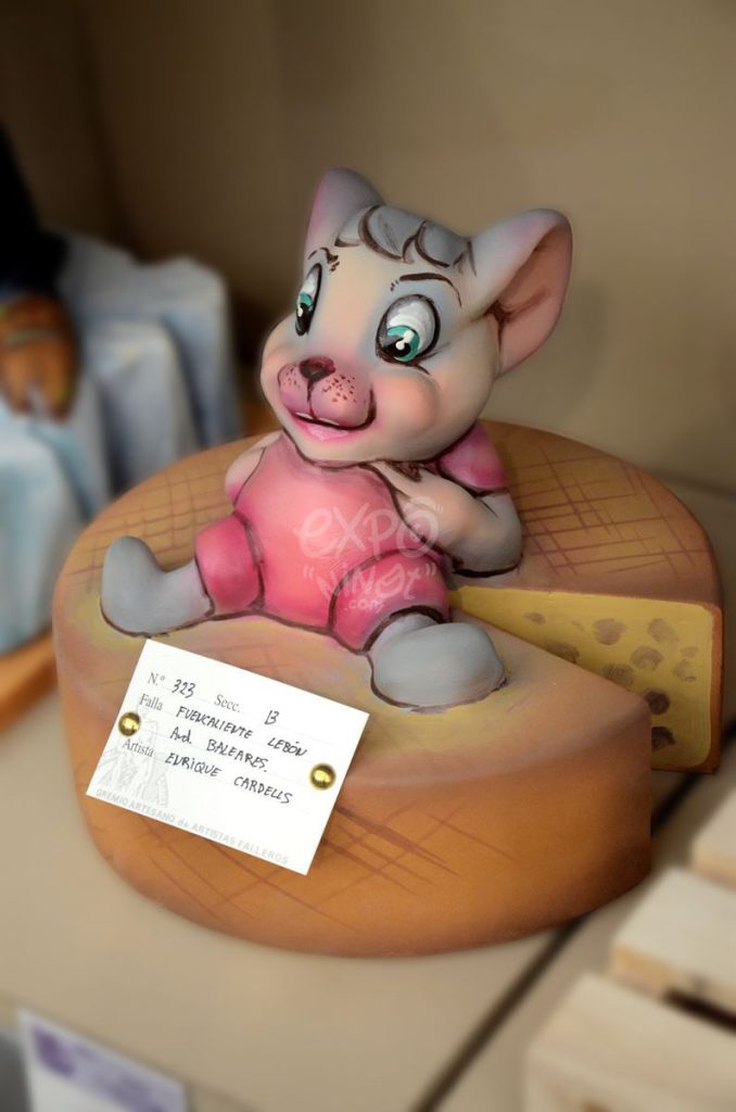 Año 2014, falla Fuencaliente, Lebón, sección decimotercera Infantil, Artista: Enrique Cardells Martínez.