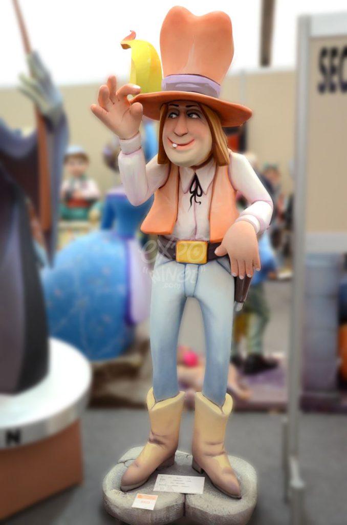 Año 2014, falla Fuencaliente, Lebón, sección sexta a, Artista: Enrique Cardells Martínez.