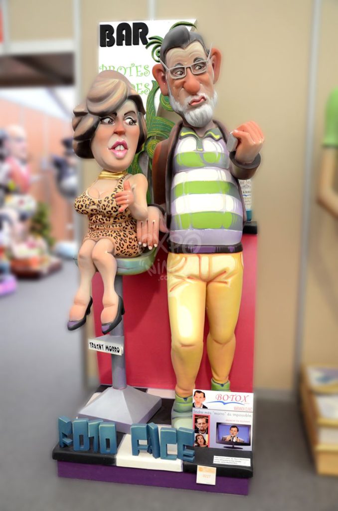 Año 2014, falla Gayano Lluch, Marco Merenciano, sección primera b, Artista: Sergio Musoles Ros.