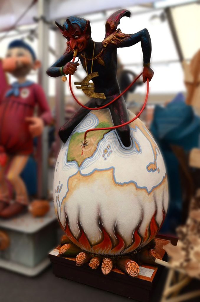 Año 2014, falla General Asensio, Marqués Solferit, sección tercera b, Artista: Pablo Jesús Ovejero Galindo.