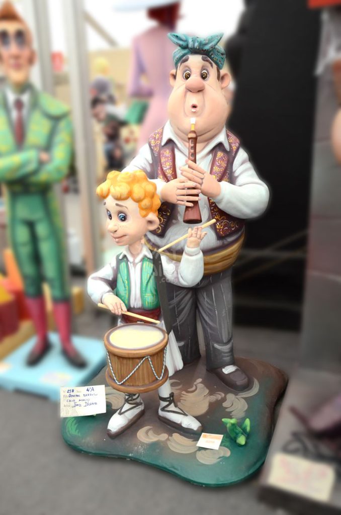 Año 2014, falla General Barroso, Calvo Acacio, sección cuarta a, Artista: Inmaculada Ibáñez Marco.