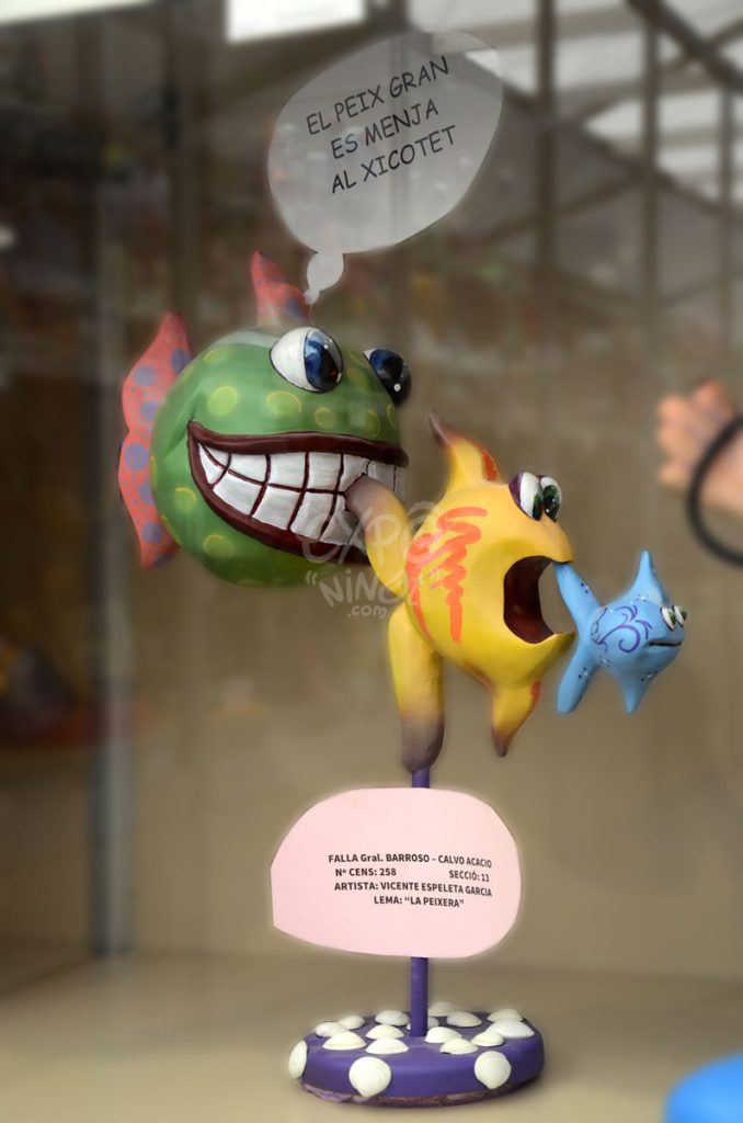 Año 2014, falla General Barroso, Calvo Acacio, sección decimotercera Infantil, Artista: Vicente Espeleta García.