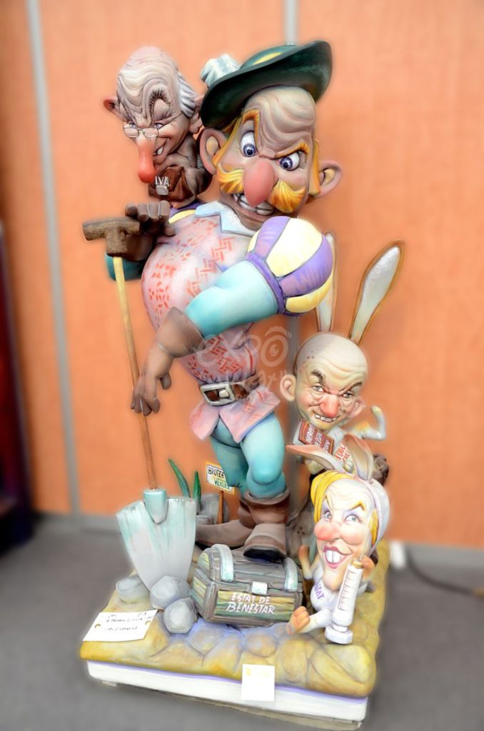 Año 2014, falla General Barroso, Litógrafo Pascual Abad, sección primera a, Artista: Luis Espinosa Olmos.