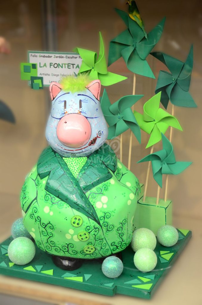 Año 2014, falla Grabador Jordán, Escultor Pastor, sección decimocuarta Infantil, Artista: Diego Palacios Pérez.