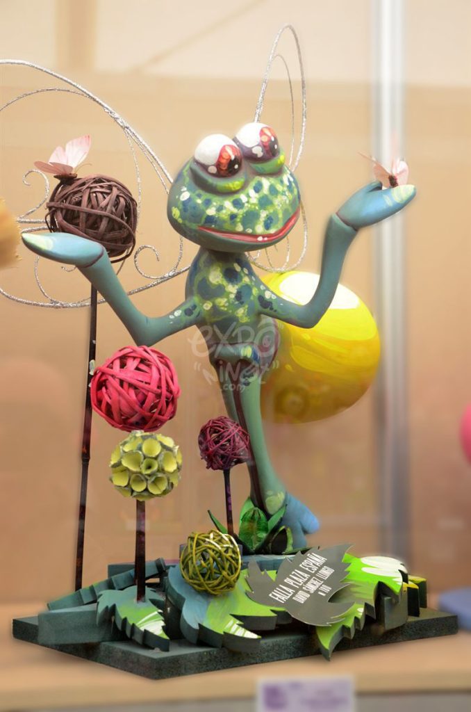 Año 2014, falla Gran Vía Ramón y Cajal, Pintor Benedito, sección octava Infantil, Artista: David Sánchez Llongo.