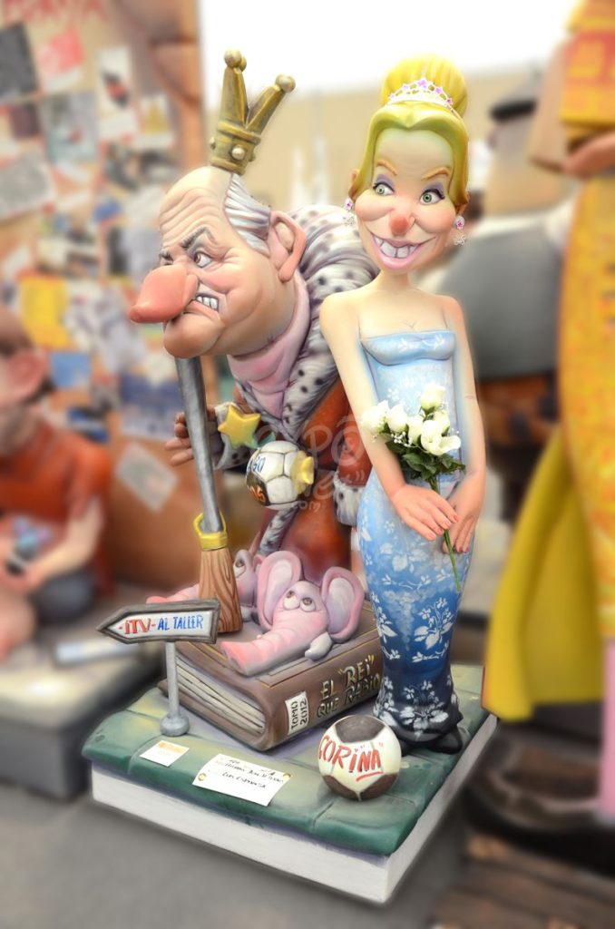 Año 2014, falla Hierros, Juan Bautista Perales, sección cuarta a, Artista: Luis Espinosa Olmos.