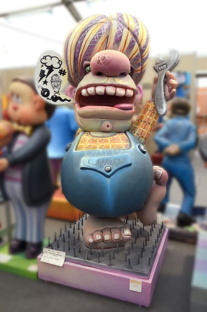 Año 2014, falla Ingeniero José Sirera, Pío IX, sección sexta b, Artista: Francisco Roca Chorques.
