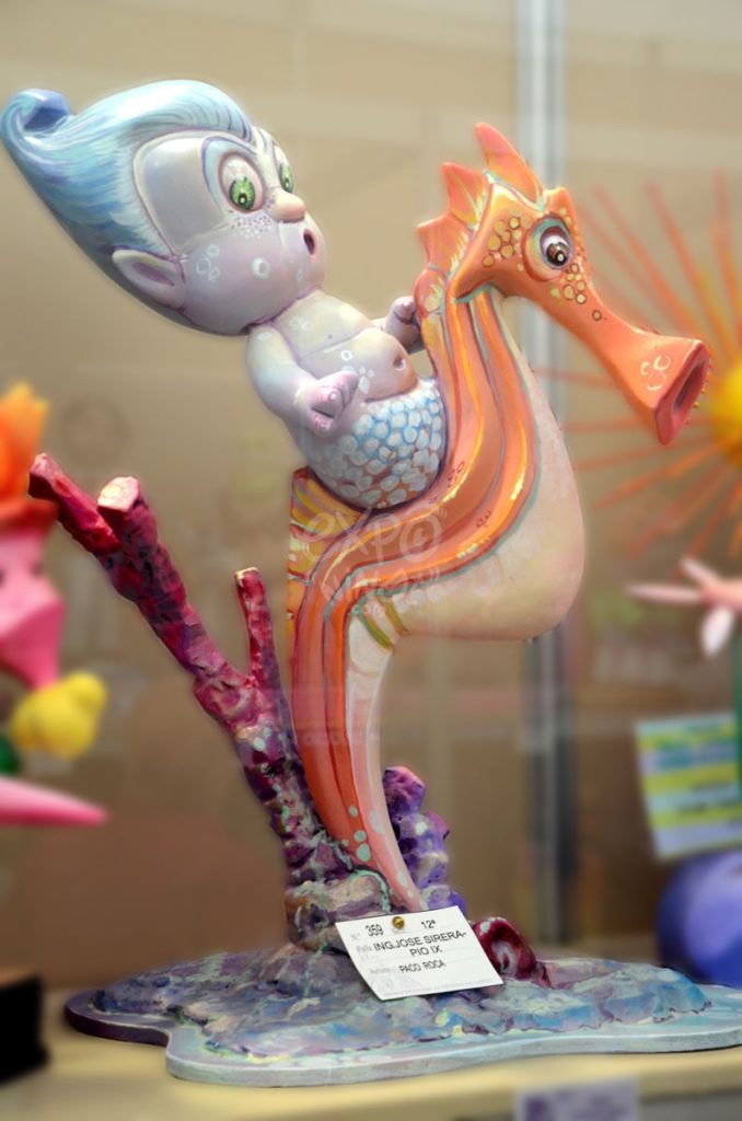 Año 2014, falla Ingeniero José Sirera, Pío nueve, sección duodécima Infantil, Artista: Francisco Roca Chorques.