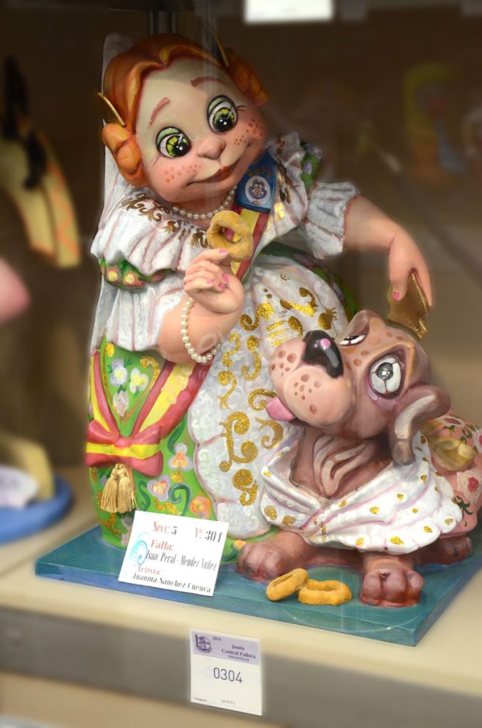 Año 2014, falla Isaac Peral, Méndez Nuñez, sección quinta Infantil, Artista: Juanma Sánchez Cuenca.