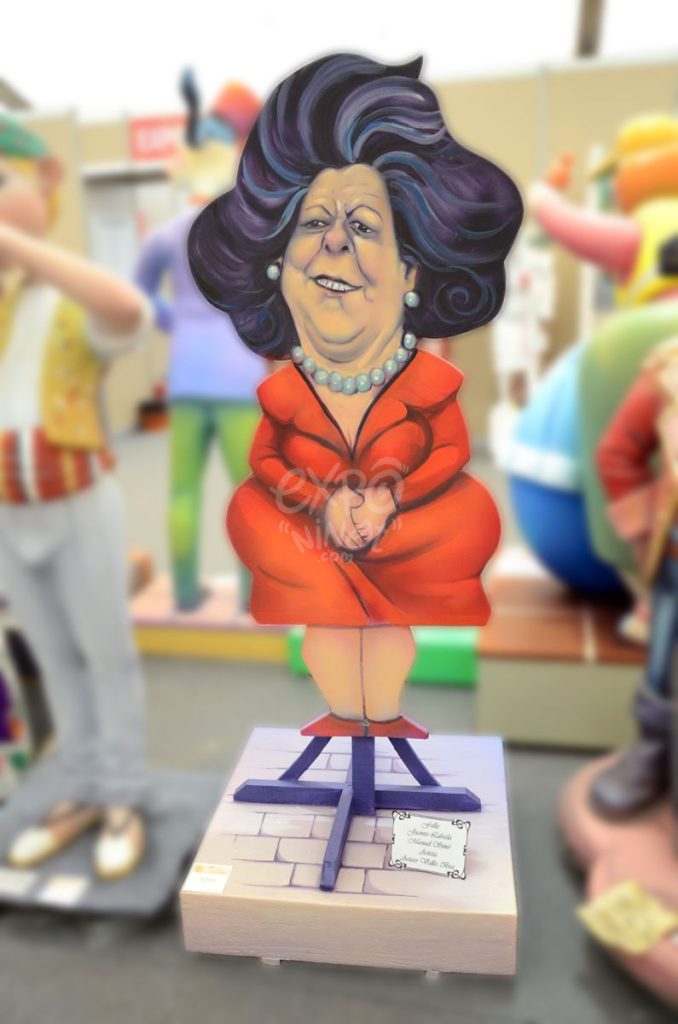 Año 2014, falla Jacinto Labaila, Manuel Simó, sección sexta b, Artista: Arturo Vallés Bea.
