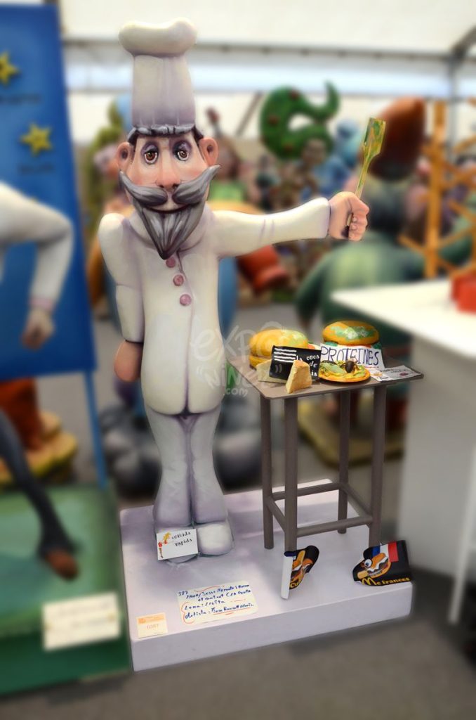 Año 2014, falla Jesús Morante y Borrás, Caminot, sección séptima c, Artista: José Rausell Olaría.