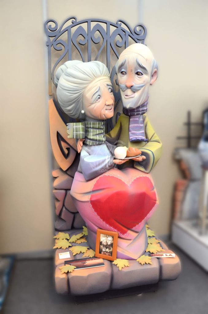 Año 2014, falla Jesús, San Francisco de Borja, sección primera b, Artista: Francisco Giner Núñez.