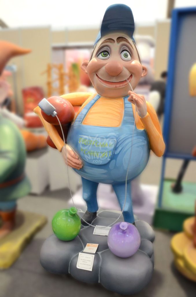 Año 2014, falla Joaquín Navarro, Carricola, Artista: José Miguel Corachán Lagunas.
