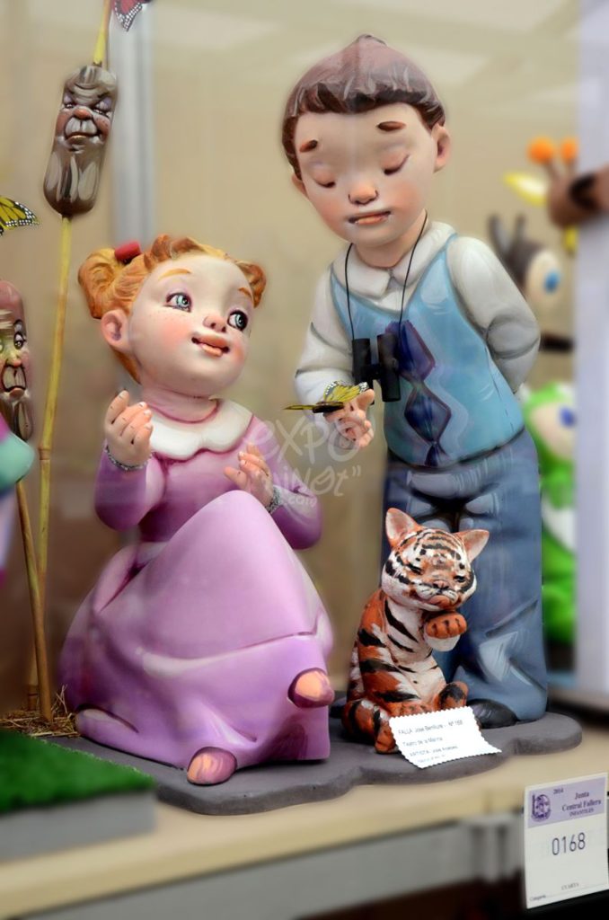 Año 2014, falla José Benlliure, Teatro de la Marina, sección cuarta Infantil, Artista: José Acebes Rodríguez.