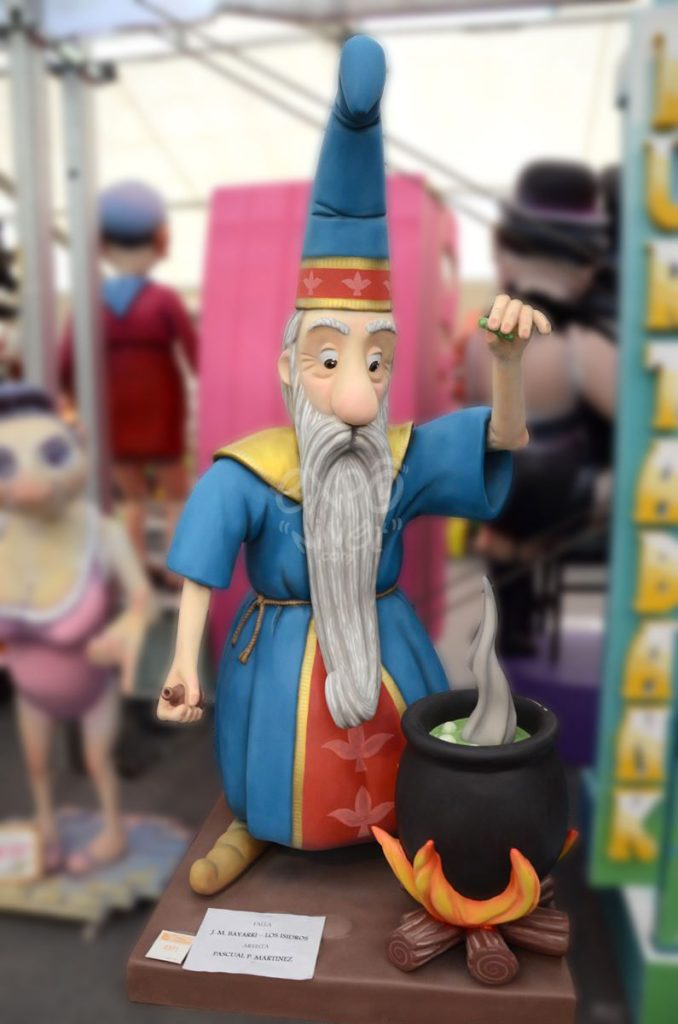 Año 2014, falla Josep María Bayarri, Los Isidros, sección sexta b, Artista: Pascual P. Martínez.