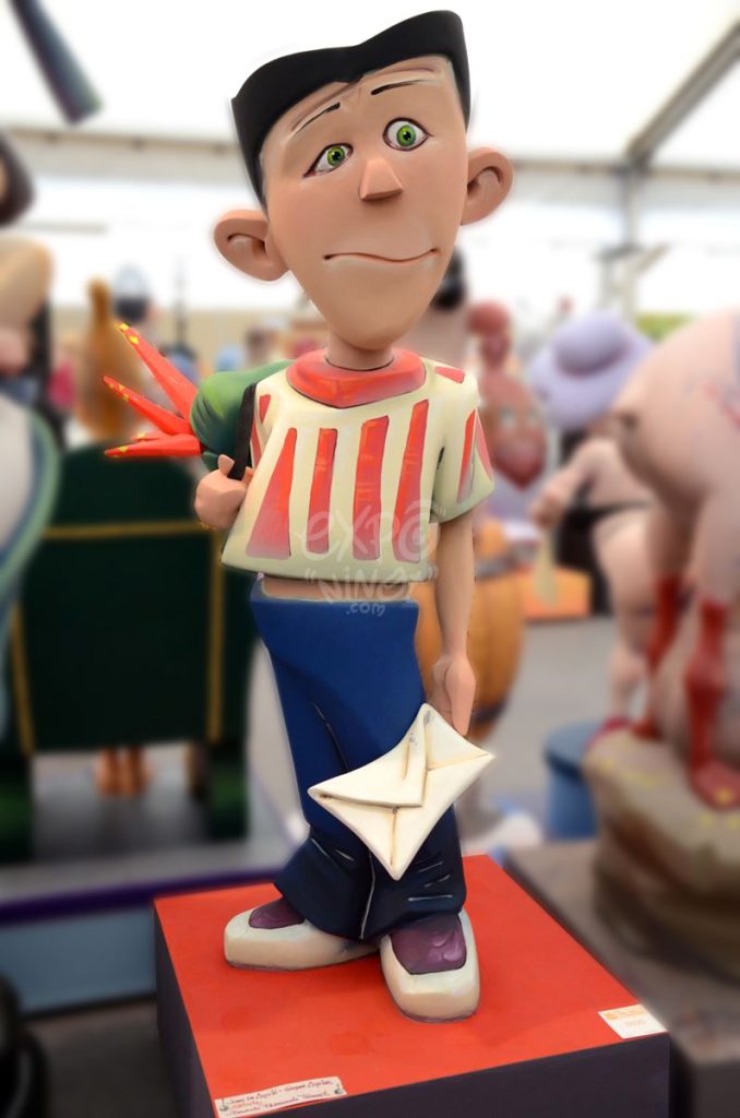 Año 2014, falla Juan de Aguiló, Gaspar Aguilar, sección segunda a, Artista: Ignacio Ferrando Tamarit.