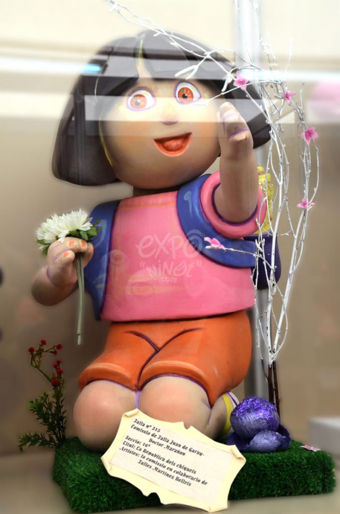 Año 2014, falla Juan de Garay, Doctor Marañón, sección decimosexta Infantil, Artista: Fallas Martínez-Bellvis.