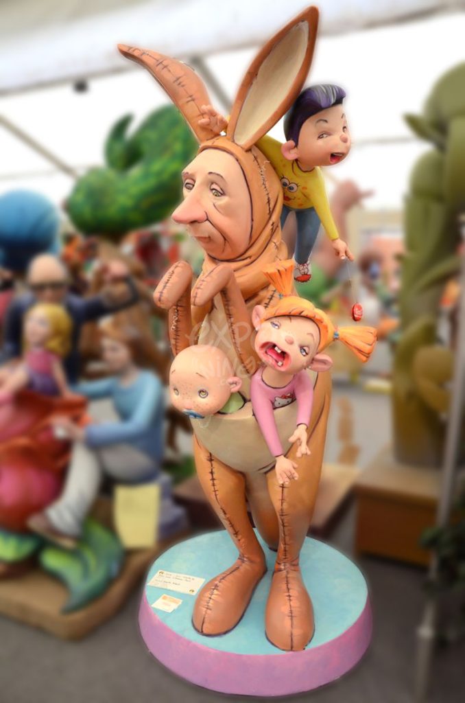 Año 2014, falla Juan José Domine, Port, sección cuarta b, Artista: Vicente Albert García.