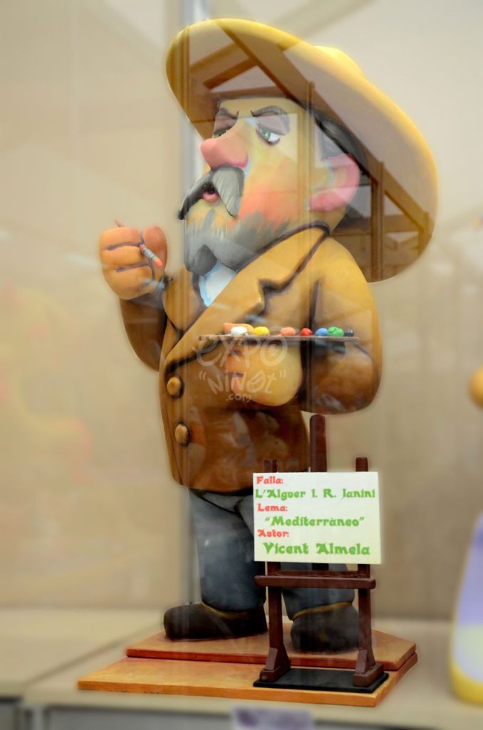 Año 2014, falla L’Alguer, Ingeniero Rafael Janini, sección sexta Infantil, Artista: Vicente Almela Caballé.