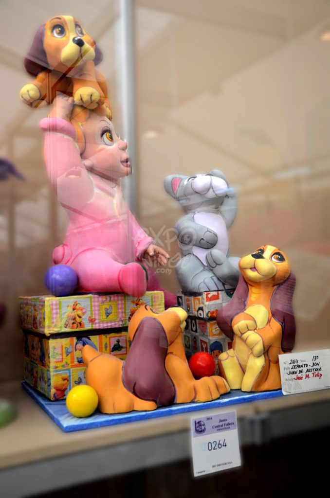 Año 2014, falla Lepanto, Don Juan de Austria, sección decimotercera Infantil, Artista: José Manuel Felip Gómez.