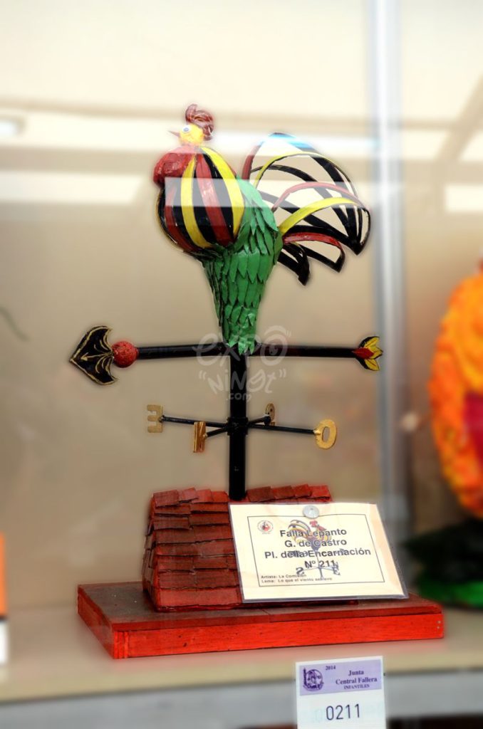 Año 2014, falla Lepanto, Guillen de Castro, sección decimosexta Infantil, Artista: La Comisión.