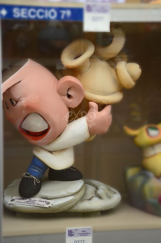 Año 2014, falla Libertad, Teodoro Llorente, sección séptima Infantil, Artista: Ignacio Ferrando Tamarit.