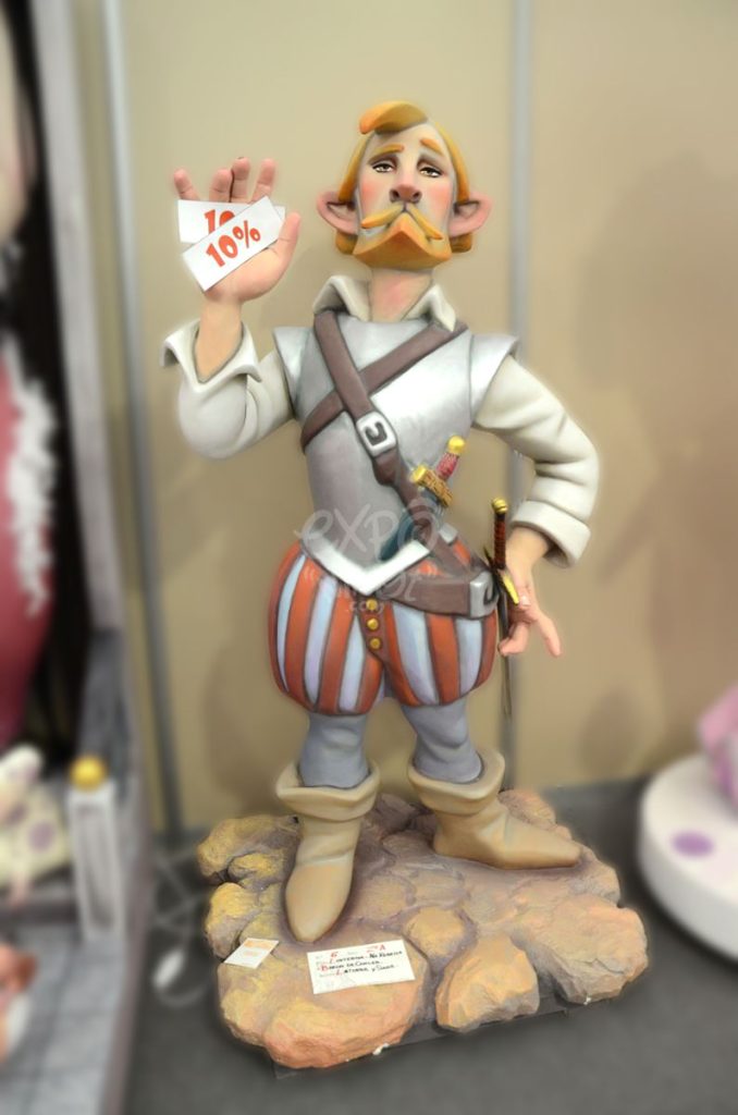 Año 2014, falla Linterna, Na Robella, Avenida Barón de Cárcer, sección segunda a, Artista: Gabriel Sanz, José Latorre.