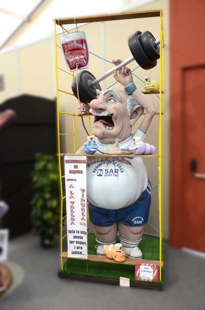 Año 2014, falla Lo Rat Penat, sección primera b, Artista: Pedro Santaeulalia Serrán.